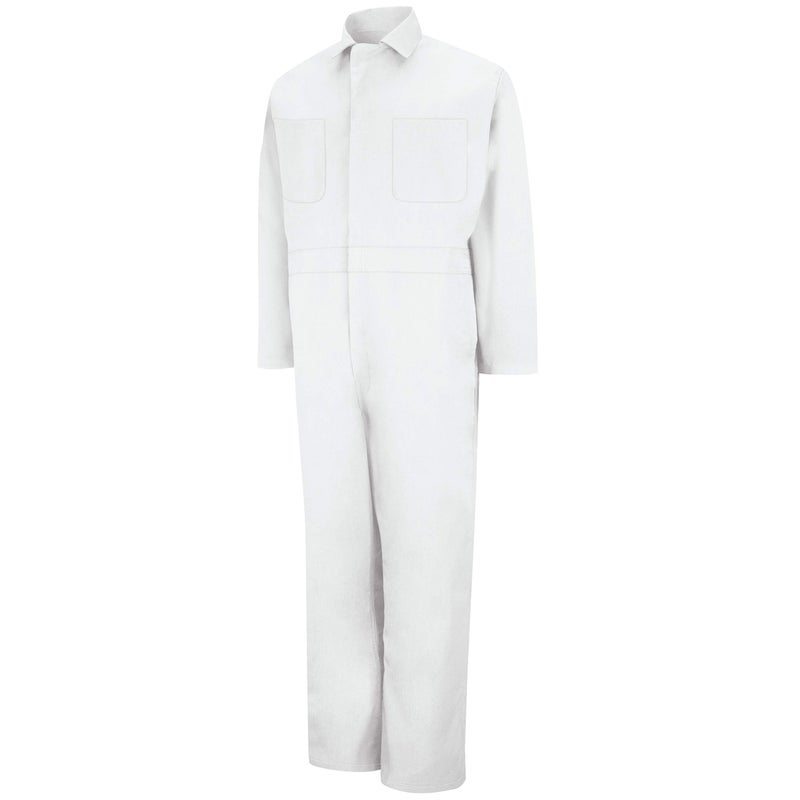 Red Kap Men's Tall Size Twill Action Back Coverall, White, 50 Long - Image 2